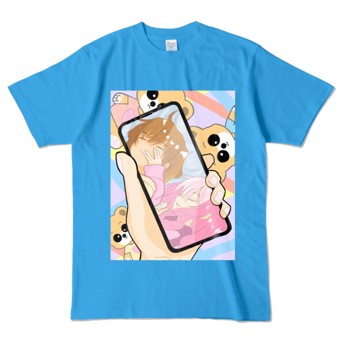 カラーTシャツ - L - ターコイズ (濃色)