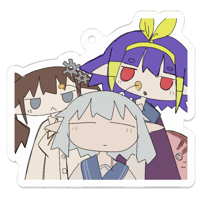 アクリルキーホルダー - 50 x 50 (mm)