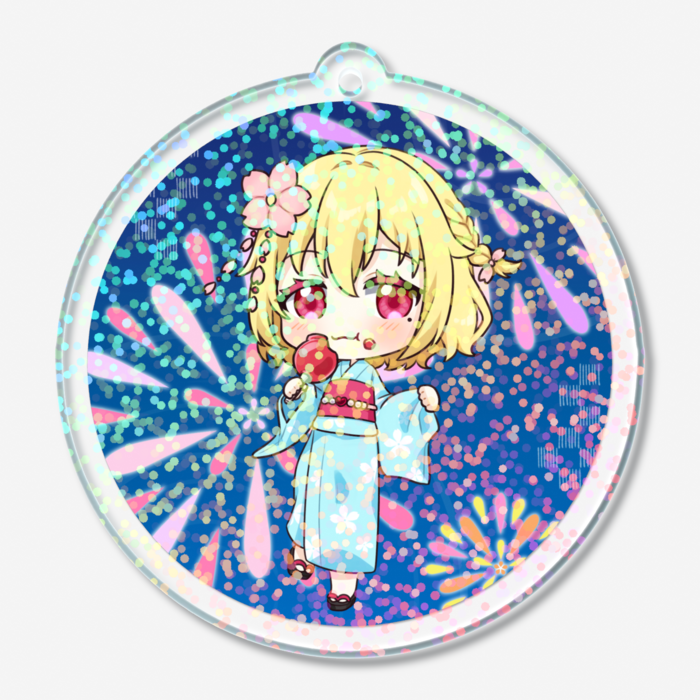 まなひろ_50 × 50mmホログラムアクリルキーホルダー【2025年2月事務所イベント】