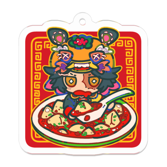 アクリルキーホルダー - 50 x 50 (mm)