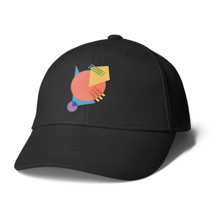 キャップ - ブラック