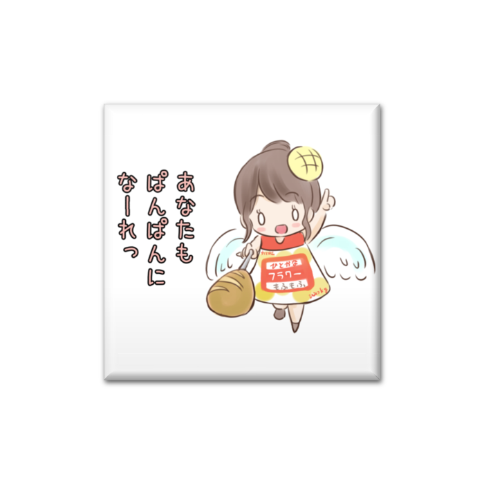 缶バッジ - 四角形40mm