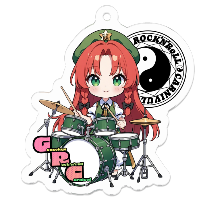 アクリルキーホルダー - 50 x 50 (mm)