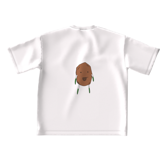 ビッグシルエットTシャツ - L - 背面