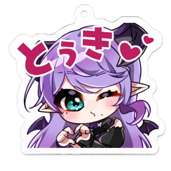 アクリルキーホルダー（コーティング） - 50 x 50 (mm)