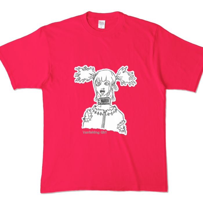 カラーTシャツ - XL - ホットピンク (濃色)