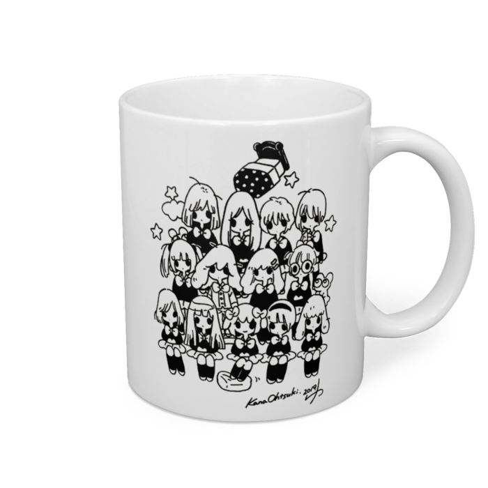 マグカップ - 直径 8 cm / 高さ 9.5 cm