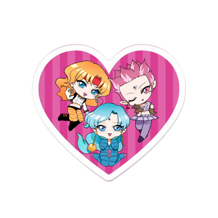 アクリルバッジ - 50 x 50 (mm)