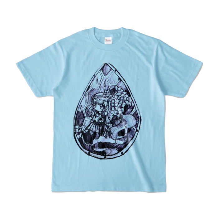 カラーTシャツ - S - ライトブルー (淡色)
