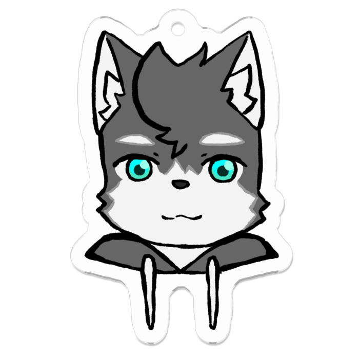 アクリルキーホルダー - 50 x 50 (mm)