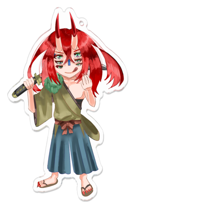 アクリルキーホルダー - 100 x 100 (mm)