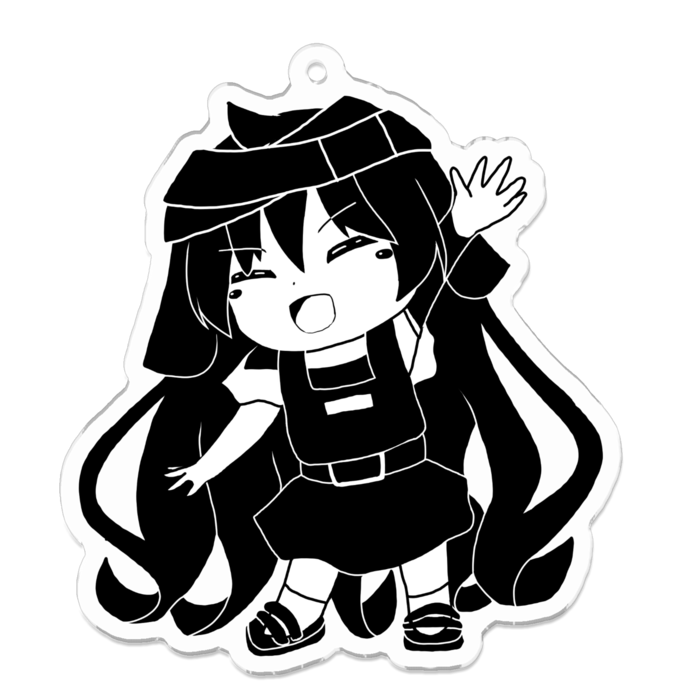 アクリルキーホルダー - 70 x 70 (mm)