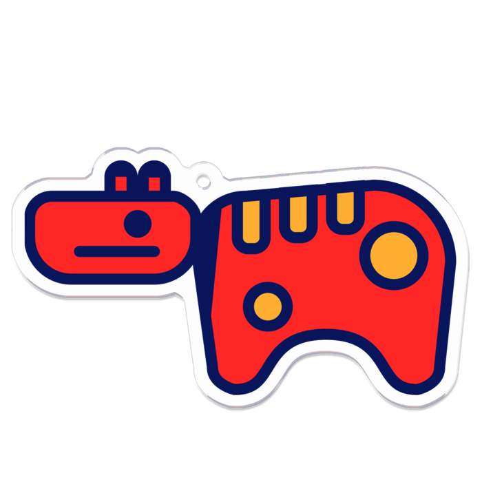 アクリルキーホルダー - 70 x 70 (mm)