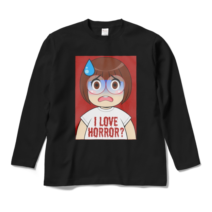 長袖 黒のみ I Love Horror モノリスedition おきだら屋 Booth