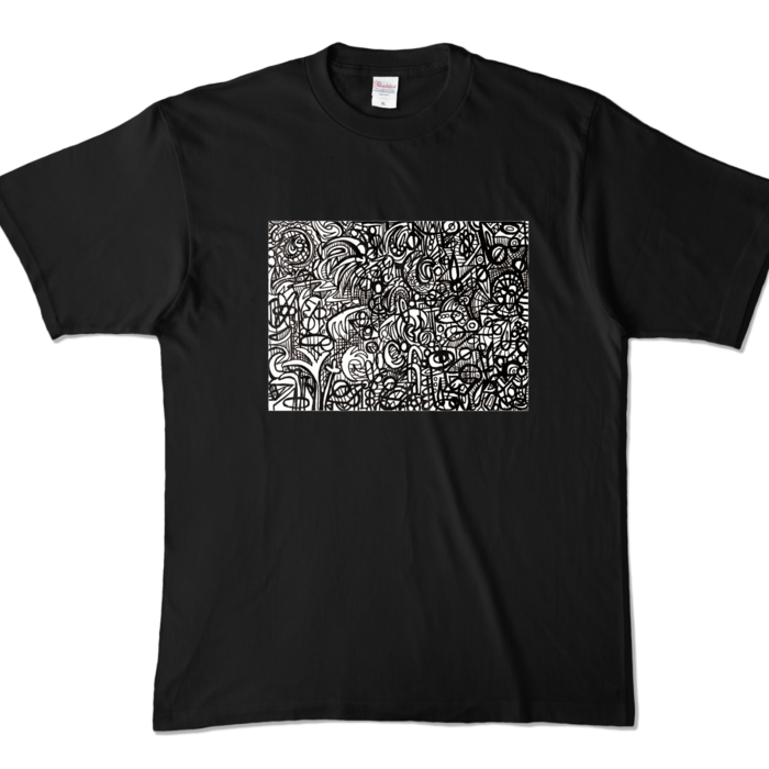 カラーTシャツ - XL - ブラック (濃色)