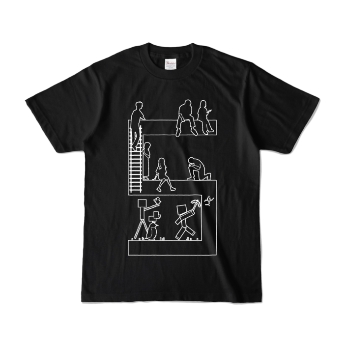 カラーTシャツ - S - ブラック (濃色)
