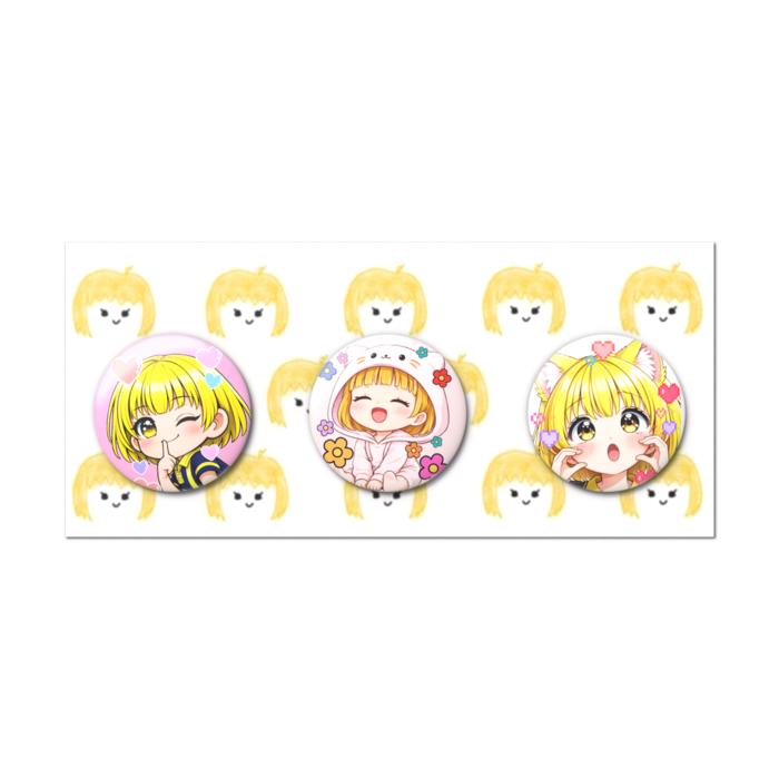缶バッジセット - 3個セット