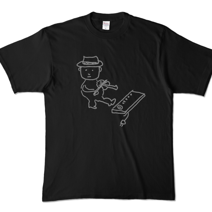 Tシャツ - XL - ブラック (濃色)-キャラ大