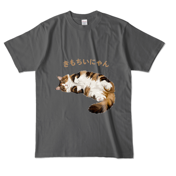 カラーTシャツ - L - チャコール (濃色)