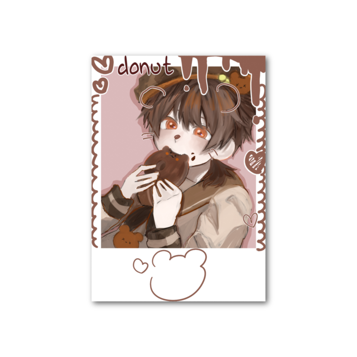 フォト風カード - 縦 - 片面