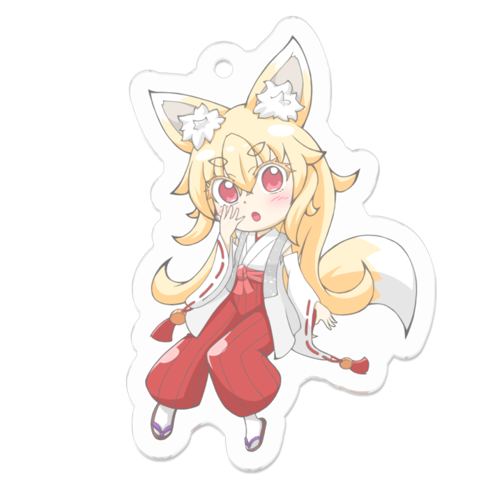 アクリルキーホルダー - 50 x 50 (mm)