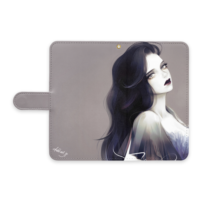 手帳型Androidケース - L - ストラップ穴 あり