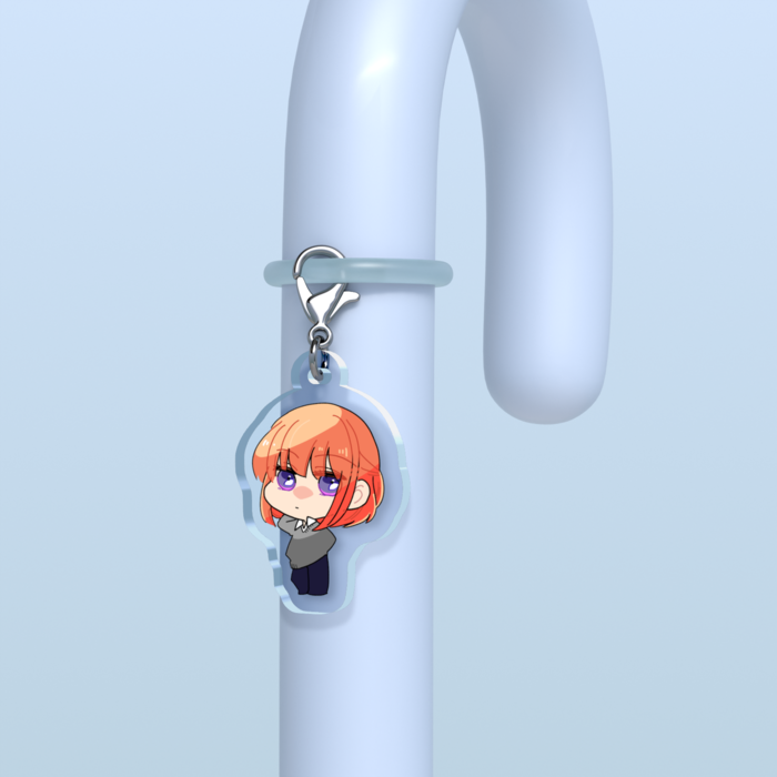 めじるしチャーム - 30 × 30mm【めいじ】クリア