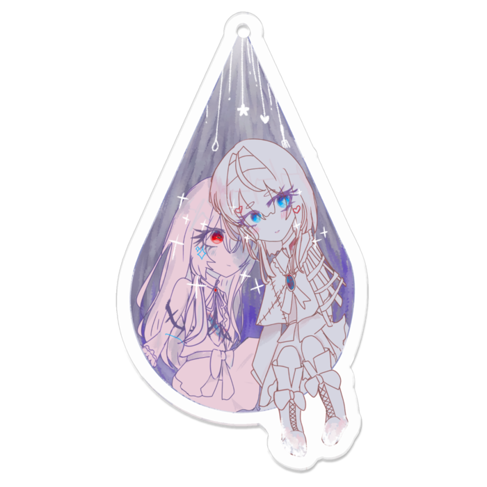 アクリルキーホルダー - 70 x 70 (mm)