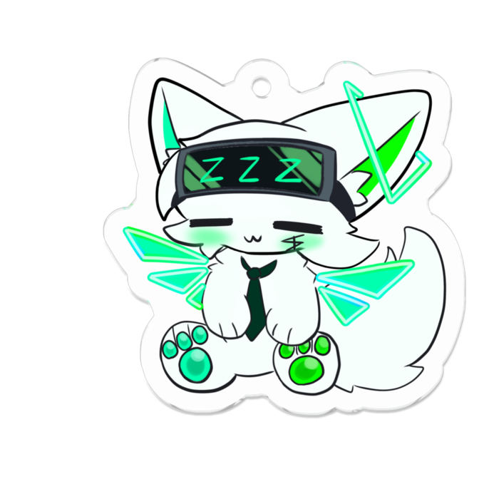 アクリルキーホルダー（コーティング） - 50 x 50 (mm)