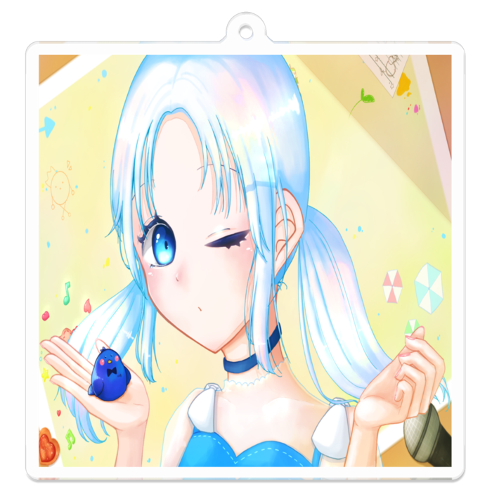 アクリルキーホルダー - 70 x 70 (mm)