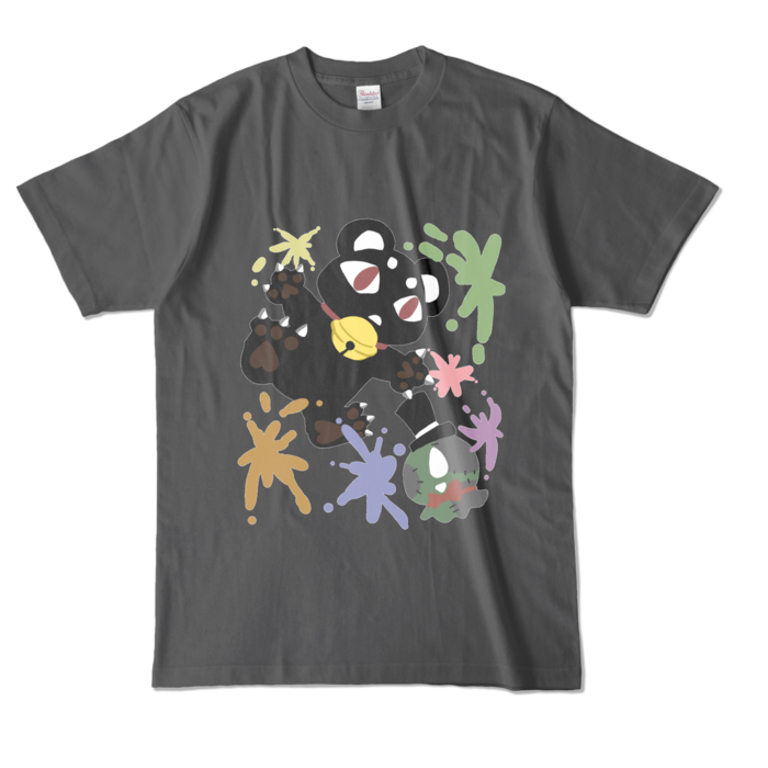 カラーTシャツ - L - チャコール (濃色)