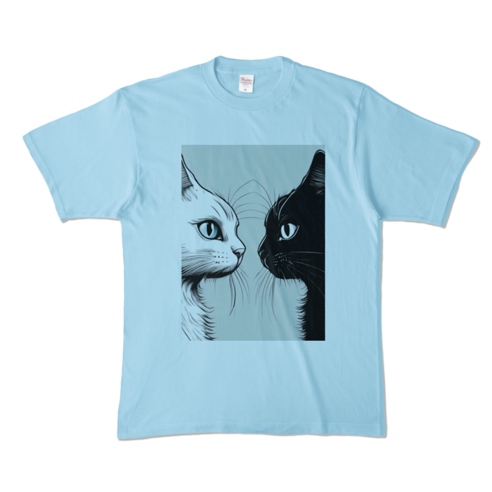 カラーTシャツ - XL - ライトブルー (淡色)