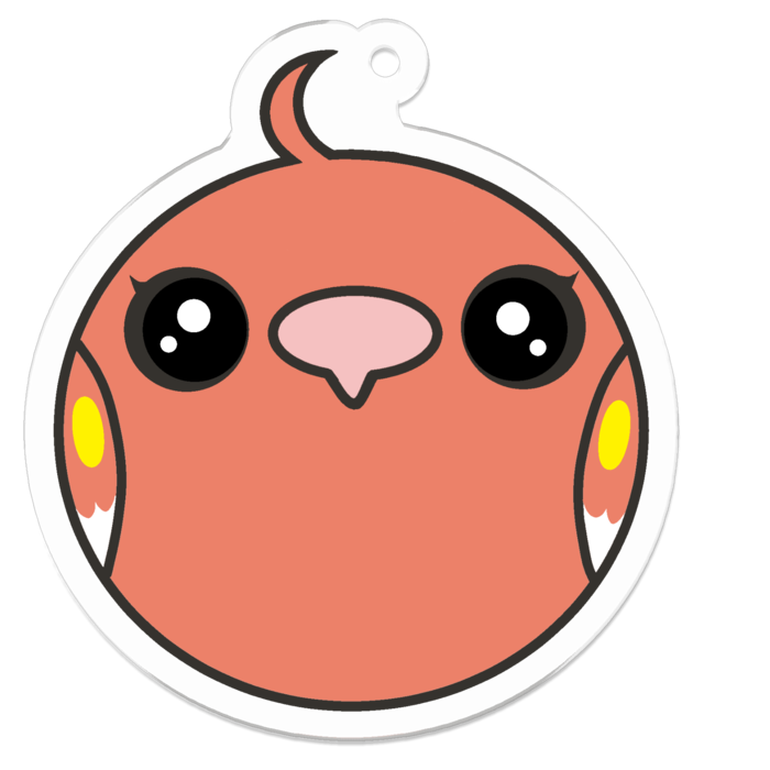 アクリルキーホルダー - 50 x 50 (mm)