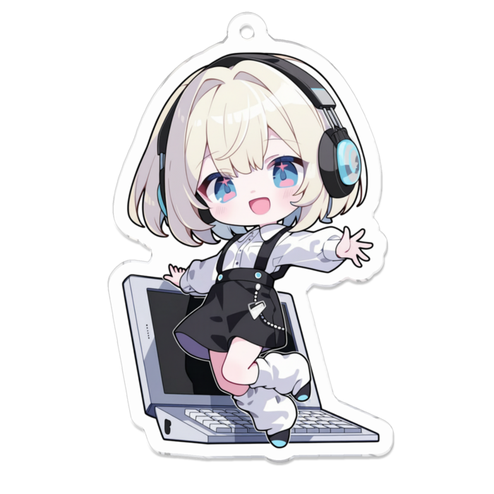 アクリルキーホルダー - 70 x 70 (mm)