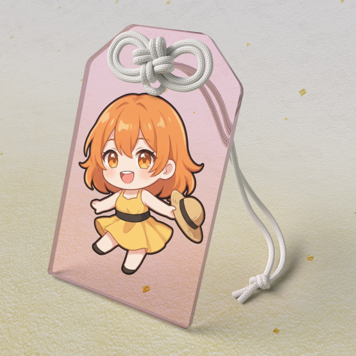 アクリルお守り - 50 × 80mm