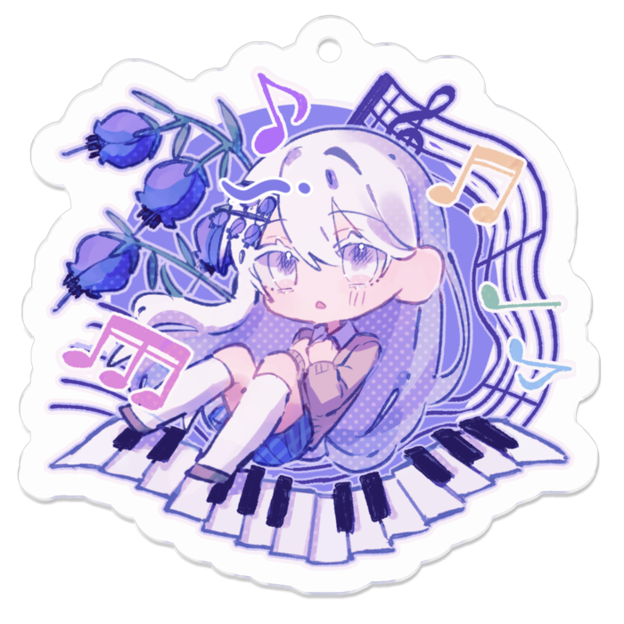 アクリルキーホルダー - 50 x 50 (mm)