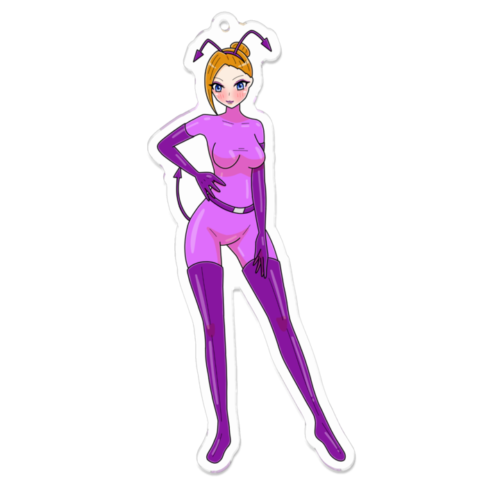 アクリルキーホルダー - 100 x 100 (mm)