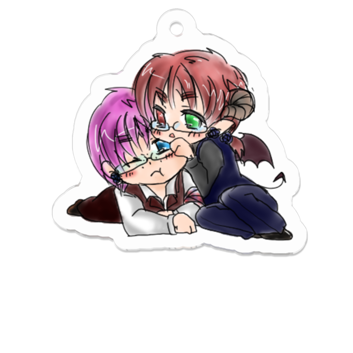 アクリルキーホルダー - 50 x 50 (mm)