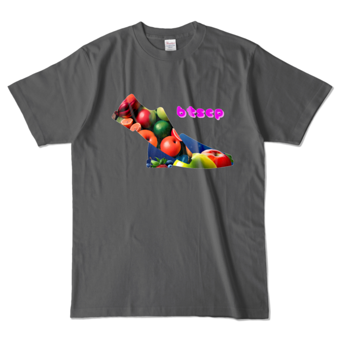 カラーTシャツ - L - チャコール (濃色)