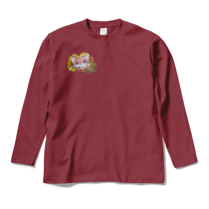 ロングスリーブTシャツ - M - バーガンディ(2)