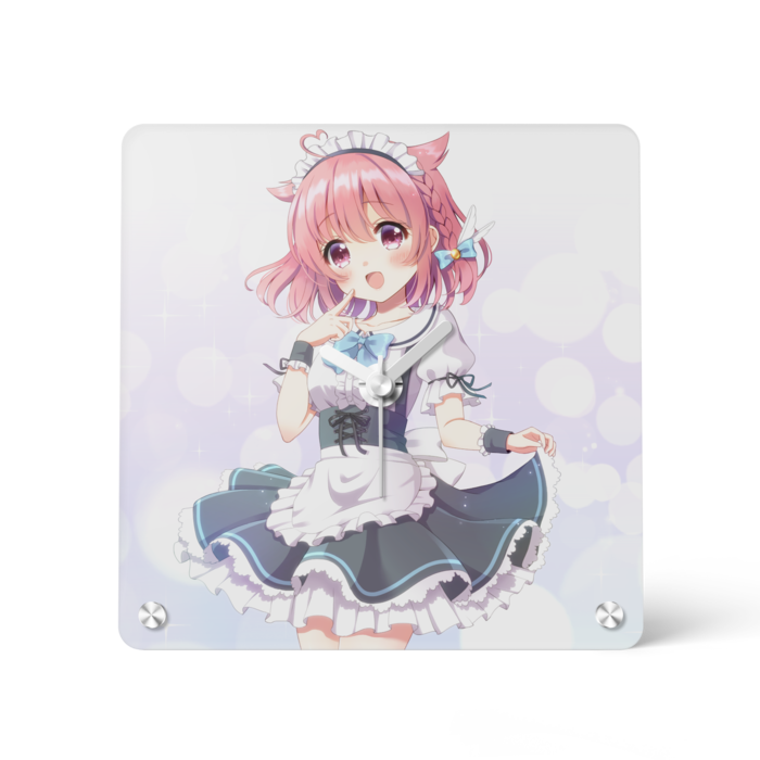 アクリル時計(頭身Ver)150x150mm