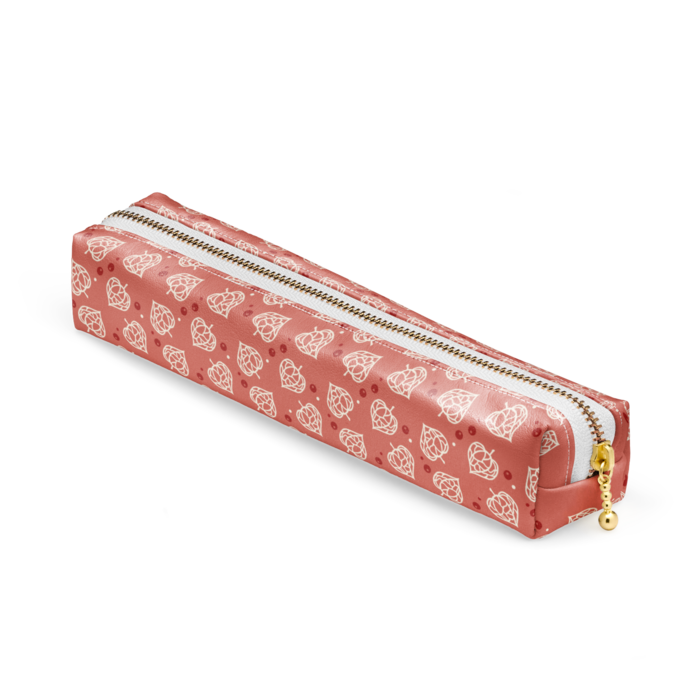 ペンケース - 20 x 4 x 4cm - ホワイト