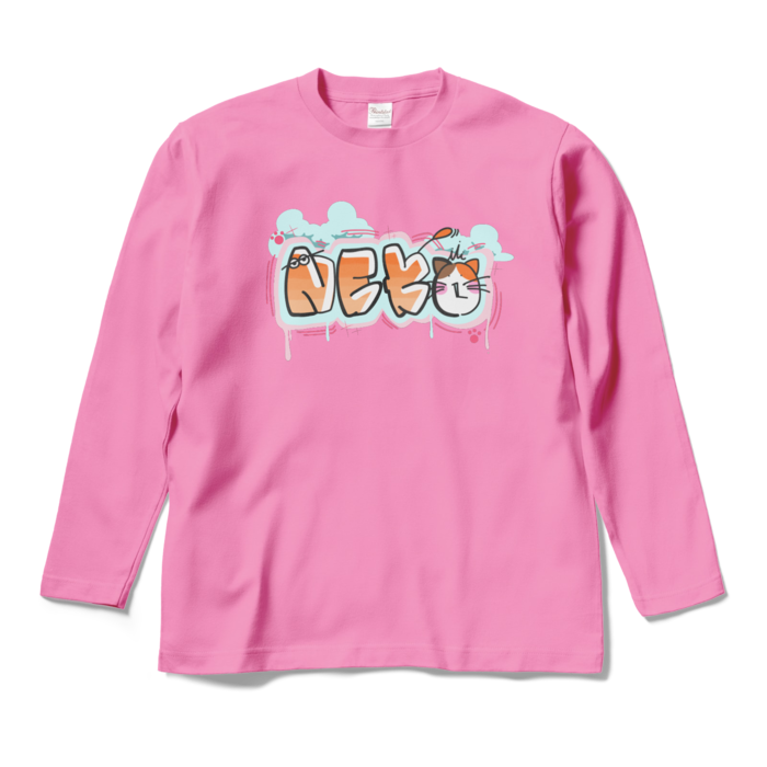 ロングスリーブTシャツ - M - ピンク