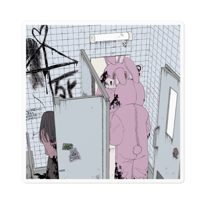 ステッカー - 100 x 100 (mm)