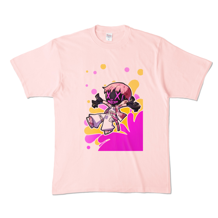 カラーTシャツ - XL - ライトピンク (淡色)