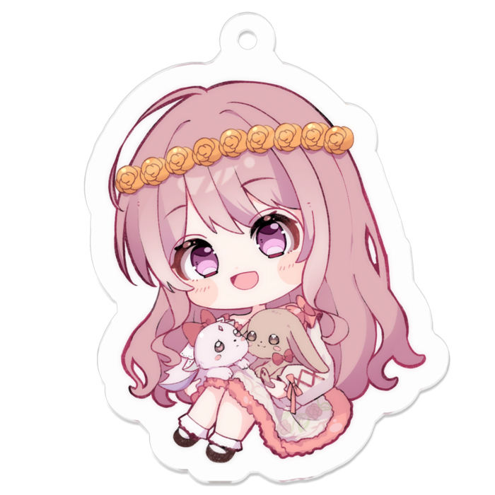 アクリルキーホルダー - 50 x 50 (mm)