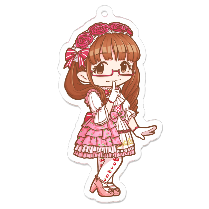 アクリルキーホルダー - 70 x 70 (mm)