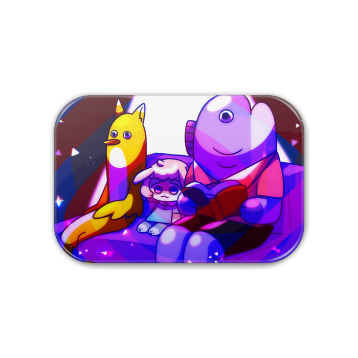 缶バッジ - 角丸 76x51mm