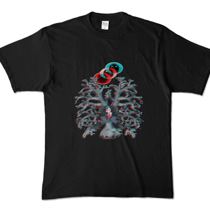 カラーTシャツ - XL - ブラック (濃色)