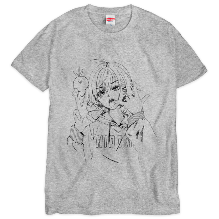 Tシャツ（シルクスクリーン印刷） - XL - グレー